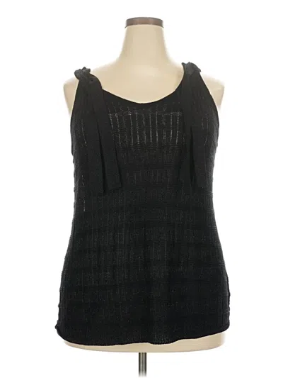 Pre-owned Belldini Sleeveless Top Black Halter Neckline Tops