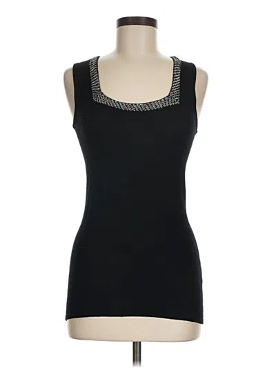 Pre-owned Belldini Sleeveless Top Black Scoop Neck Tops