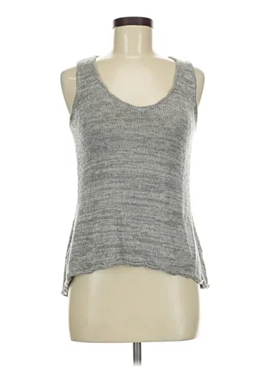 Pre-owned Belldini Sleeveless Top Gray Scoop Neck Tops