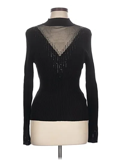Pre-owned Belldini Turtleneck Sweater In Black