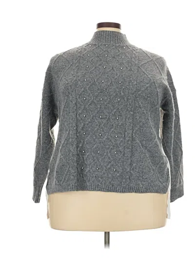 Pre-owned Belldini Turtleneck Sweater In Gray
