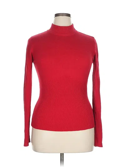 Pre-owned Belldini Turtleneck Sweater In Red
