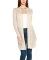 Belldini Women's Lightweight Duster Cardigan Sweater In Htroatml