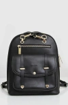 Belle & Bloom 5th Ave Leather Backpack In Black
