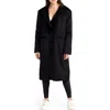 Belle & Bloom After Party Quilt Lined Wool Blend Coat In Black