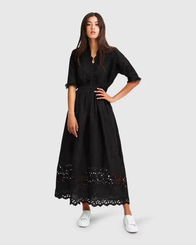 BELLE & BLOOM ALL EYES ON ME MIDI DRESS