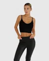Belle & Bloom All I Need Knit Crop In Black