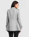 Belle & Bloom Bad Girl Wool Blend Moto Coat In Multi