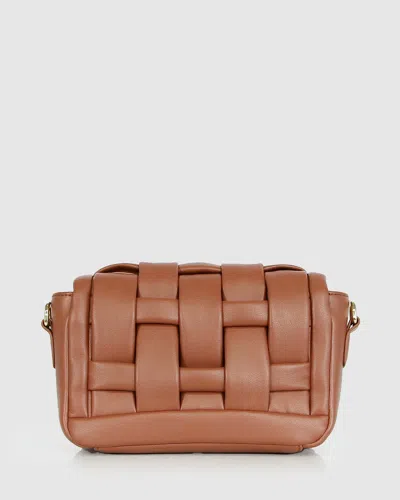 Belle & Bloom Bad Romance Crossbody Bag In Brown