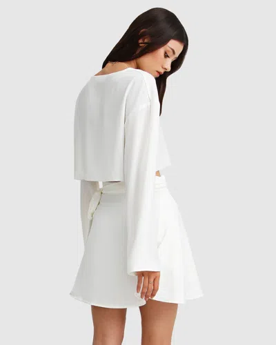 Belle & Bloom Before You Go Top In White