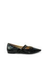 Belle & Bloom Begin Again Buckled Flat In Black