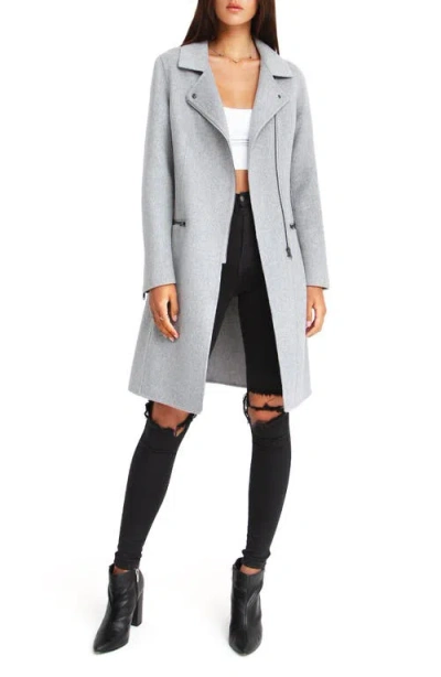 Belle & Bloom Belle And Bloom Last Chance Wool Blend Coat In Gray