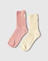 Belle & Bloom Beloved 2 Pack Socks In Mixed