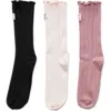 Belle & Bloom Beloved 3 Pack Socks In Black