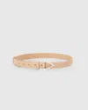 Belle & Bloom Bermuda Triangle Leather Belt In Multi
