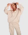 Belle & Bloom Best Of Me Panelled Hoodie In Gold