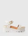 Belle & Bloom Blinding Lights Chunky Sandal In White