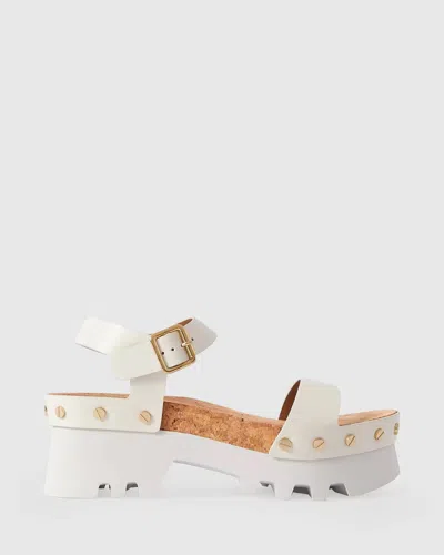 Belle & Bloom Blinding Lights Chunky Sandal In White