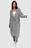 Belle & Bloom Born To Run Sustainable Sweater Coat - Grey