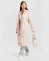 Belle & Bloom Born To Run Sustainable Sweater Coat In Pale Pink