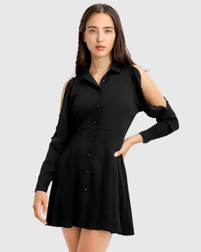 Belle & Bloom Boy Meets Girl Mini Dress In Black