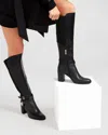 Belle & Bloom Breton Knee High Boot - Black