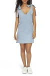 Belle & Bloom Burning Love Shoulder Tie Minidress