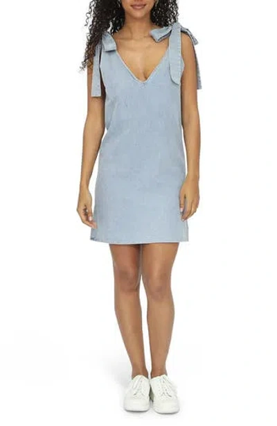 Belle & Bloom Burning Love Shoulder Tie Minidress