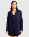 Belle & Bloom Cambridge Oversized Wool Blazer In Blue