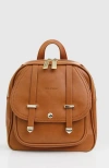 Belle & Bloom Camila Leather Backpack In Brown
