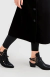 Belle & Bloom Can't Be Tamed Open Back Boot In Black