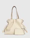 Belle & Bloom C'est La Vie Shoulder Bag In Beige