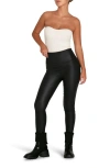 Belle & Bloom City Slicker Coated Legging - Black