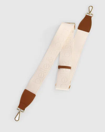 Belle & Bloom Classic Weft Shoulder Strap In Gold