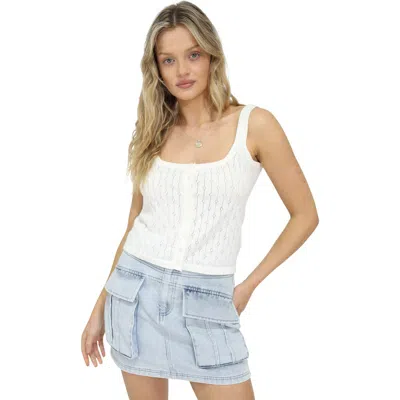 Belle & Bloom Cloudlight Cashmere Blend Tank In Red