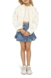 Belle & Bloom Cool Like Me Bomber In White