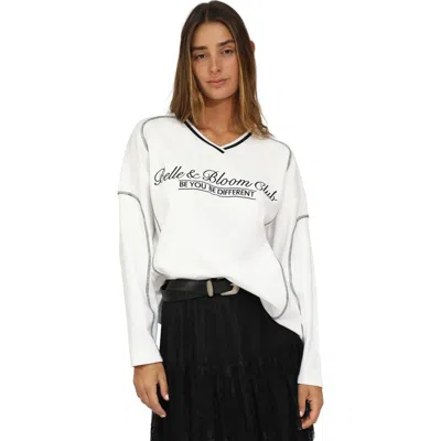 Belle & Bloom Cool Shot Oversized T-shirt In White