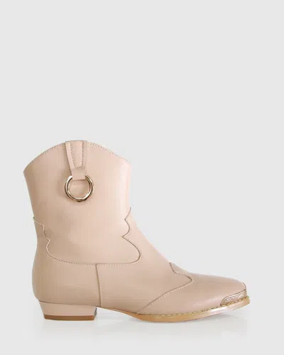 Belle & Bloom Kids' Dallas Mini Western Boot In Pink