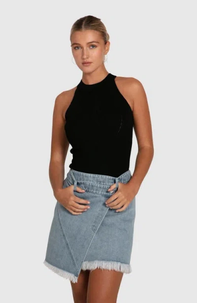 BELLE & BLOOM BELLE & BLOOM DANCE WITH ME DENIM MINI SKIRT