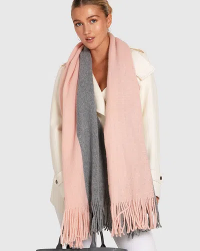 Belle & Bloom Day Dream Two-toned Scarf In Pink
