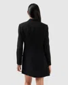 Belle & Bloom Diamond Heart Blazer Dress In Black