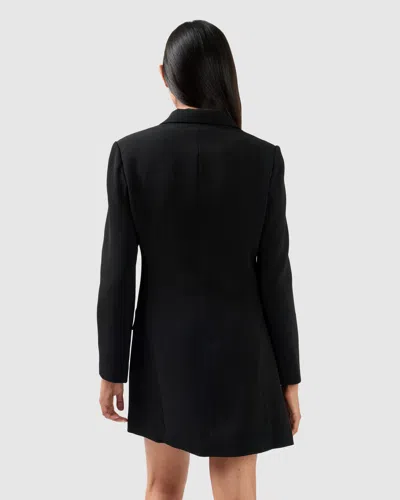 Belle & Bloom Diamond Heart Blazer Dress In Black
