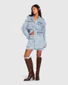 Belle & Bloom Distant Love Denim Jacket In Multi