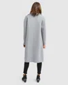 Belle & Bloom Dream Lover Loose Fit Wool Blend Coat In Grey