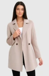 Belle & Bloom Electric Feel Drawstring Coat - Sand