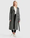 Belle & Bloom Empirical Cotton Trench Coat In Black