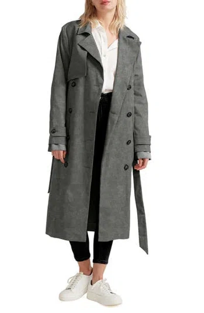 BELLE & BLOOM BELLE & BLOOM EMPIRICAL COTTON TRENCH COAT
