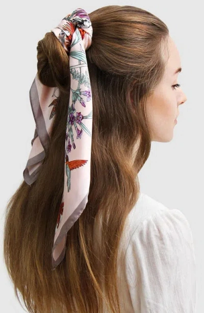 Belle & Bloom English Garden Fashion Scarf In Pink