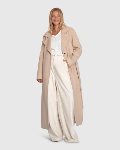 Belle & Bloom Ex-boyfriend Maxi Coat In Multi