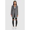Belle & Bloom Ex-boyfriend  Wool Blend Oversized Jacket - Dark Grey